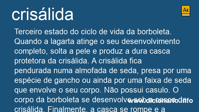 Significado de crislida