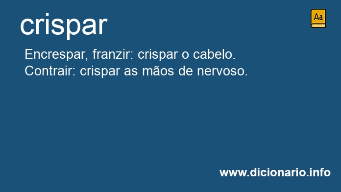 Significado de crispando