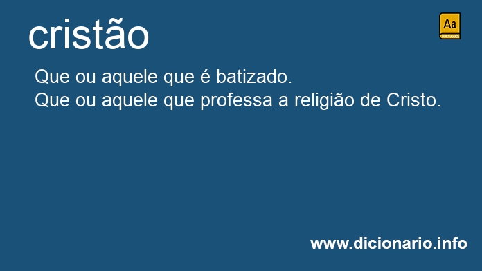 Significado de cristo