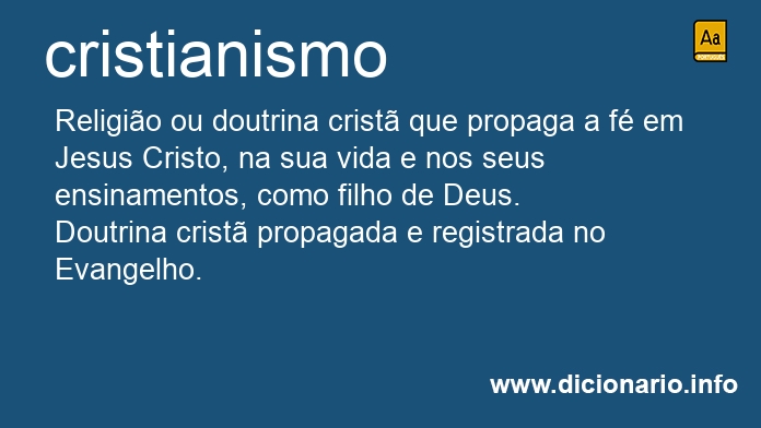 Significado de cristianismo