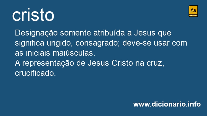 Significado de cristos