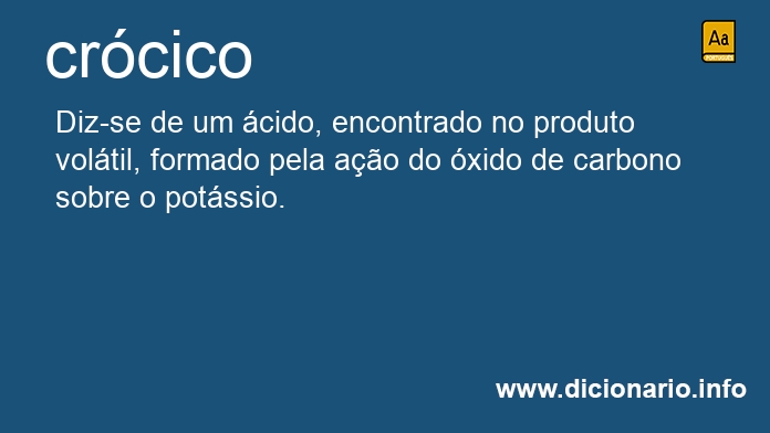 Significado de crcico