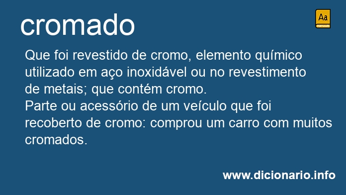 Significado de cromada