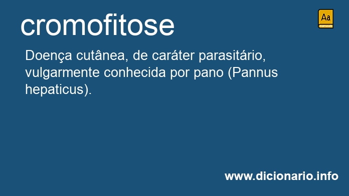 Significado de cromofitose