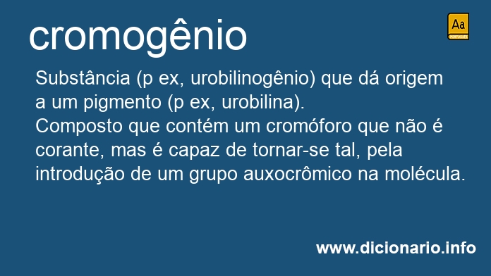 Significado de cromognio