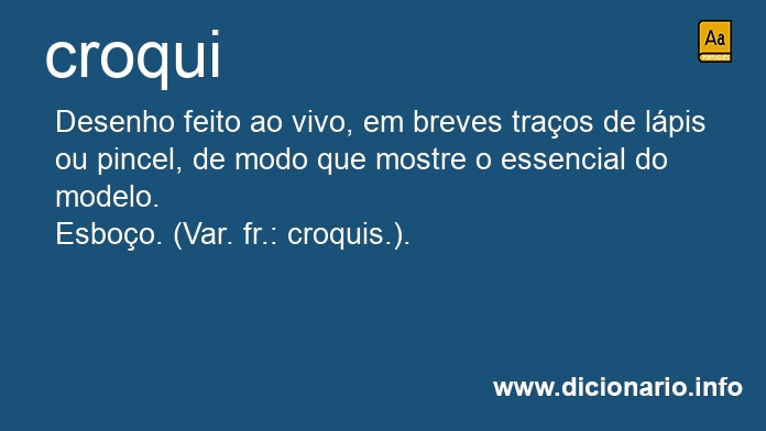 Significado de croquis