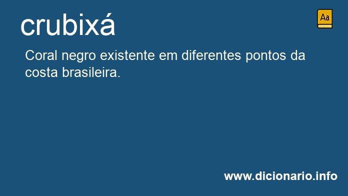 Significado de crubix