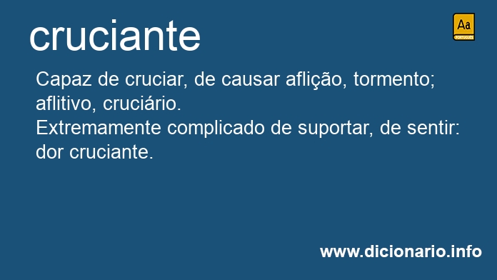 Significado de cruciante