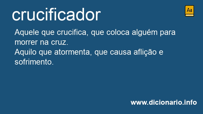 Significado de crucificador