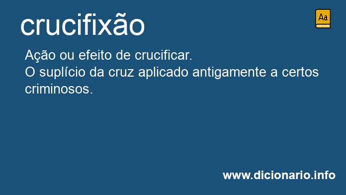 Significado de crucifixo