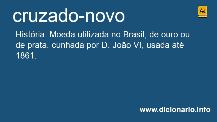 Significado de cruzado-novo