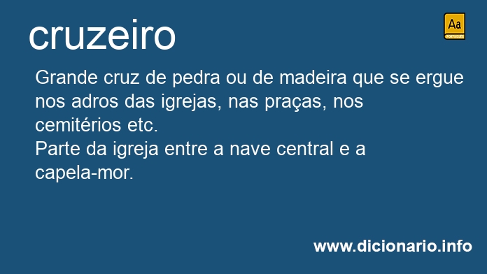 Significado de cruzeiro