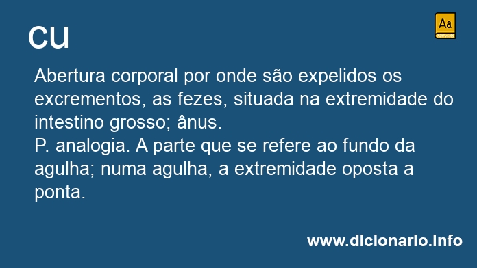Significado de cu