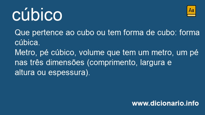 Significado de cbica