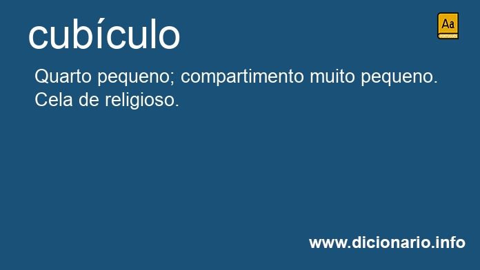 Significado de cubculos