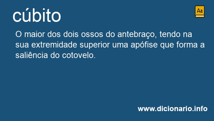 Significado de cbito