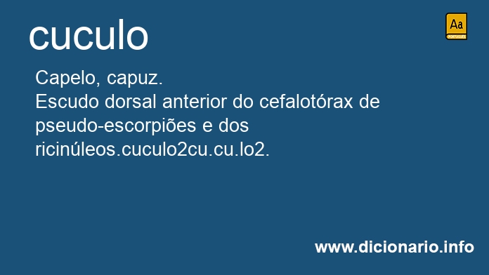 Significado de cuculo