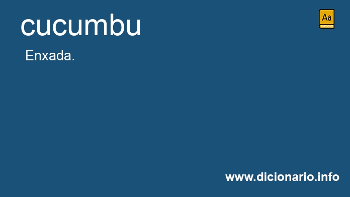 Significado de cucumbu