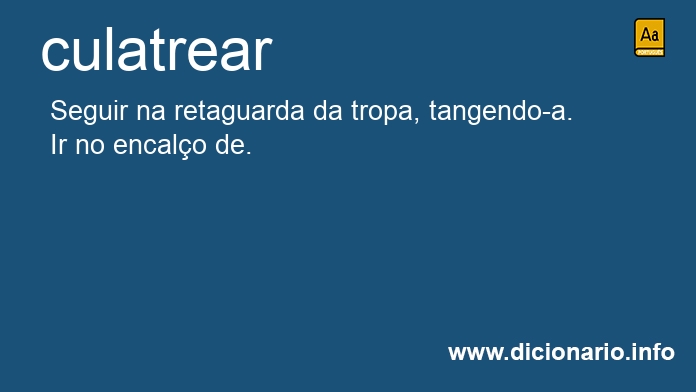 Significado de culatreou