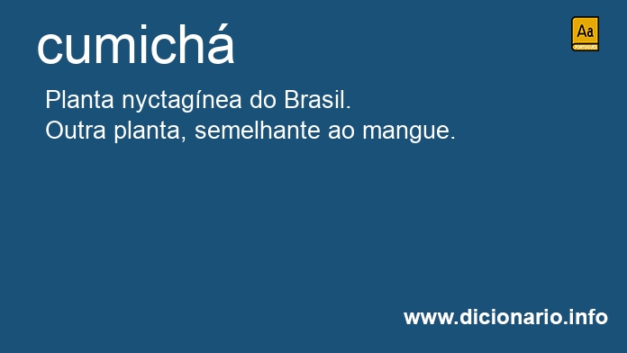 Significado de cumich
