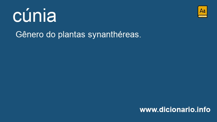 Significado de cnia