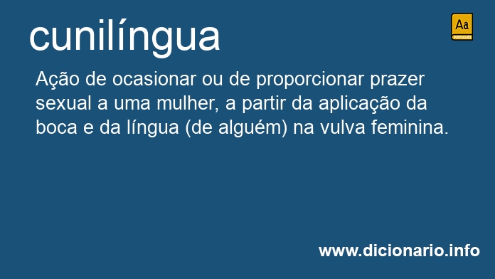 Significado de cunilngua