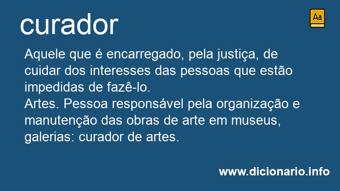 Significado de curadores