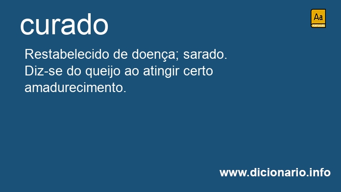 Significado de curados