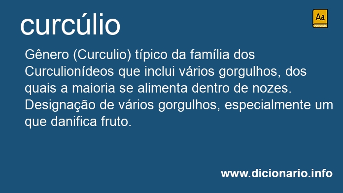 Significado de curclio