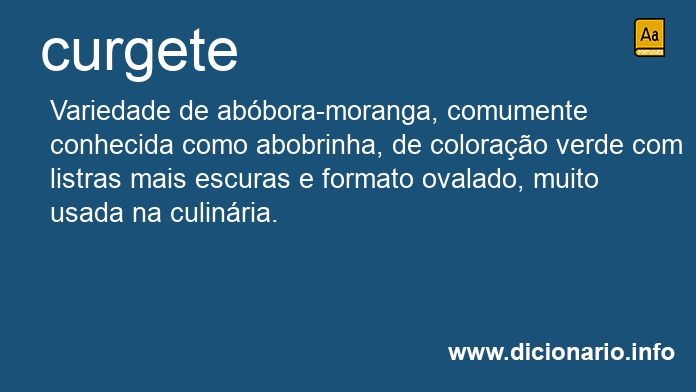 Significado de curgete