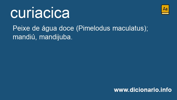 Significado de curiacica