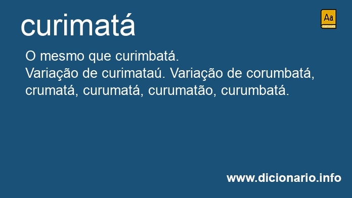 Significado de curimat