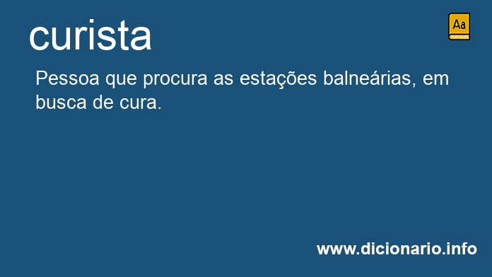 Significado de curista