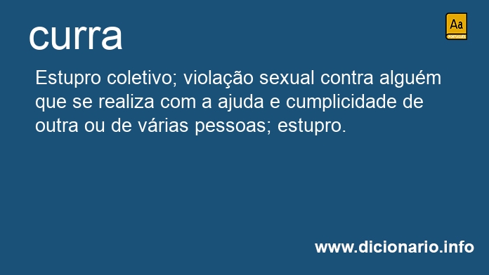 Significado de curra