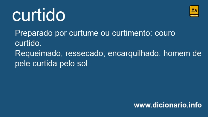 Significado de curtido