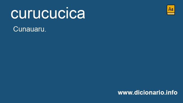 Significado de curucucica