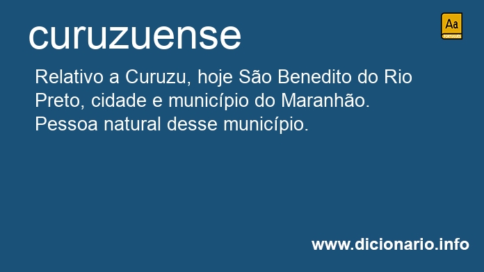Significado de curuzuense