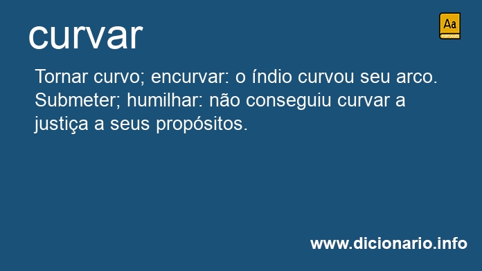 Significado de curvam