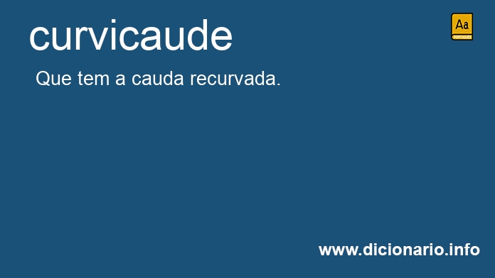 Significado de curvicaude