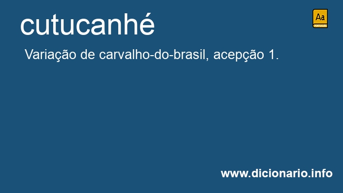Significado de cutucanh