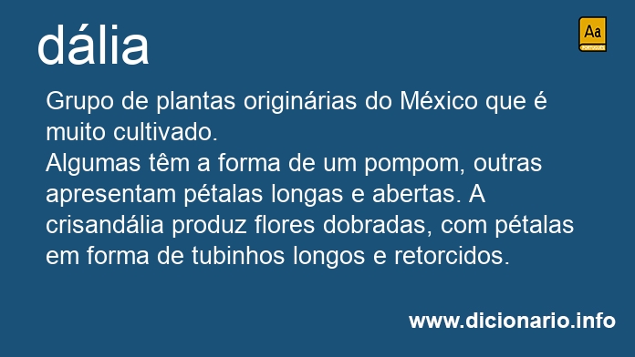 Significado de dlias
