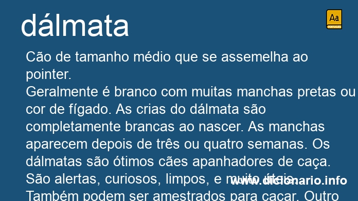 Significado de dlmata