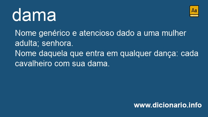 👪 → Qual o significado do nome Damas?