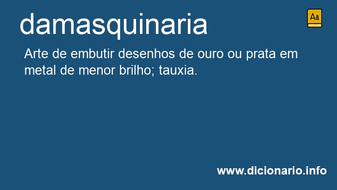 Significado de damasquinaria
