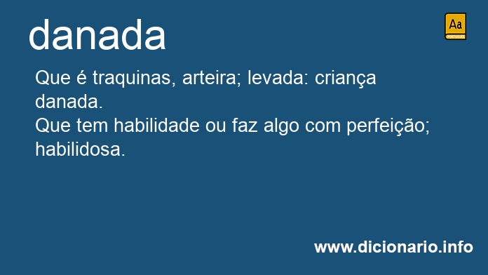 Significado de danadas