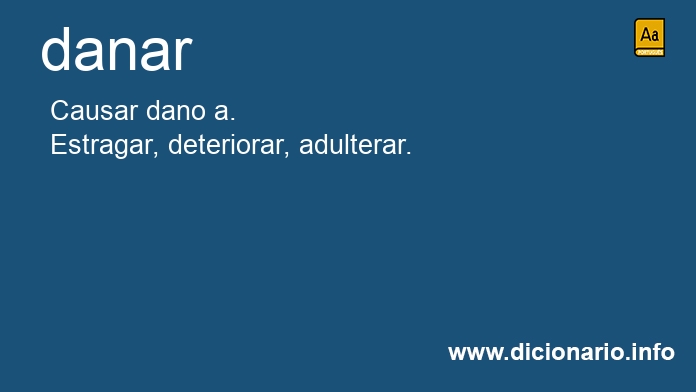 Significado de danar