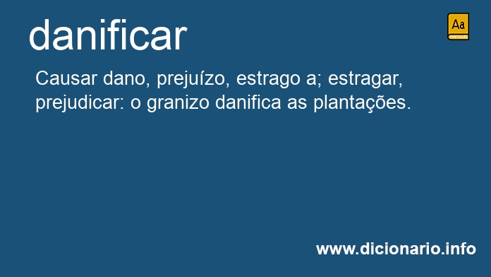 Significado de danificai