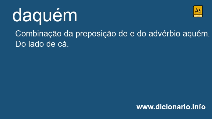 Significado de daqum