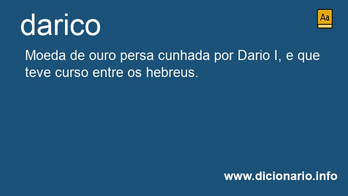 Significado de darico