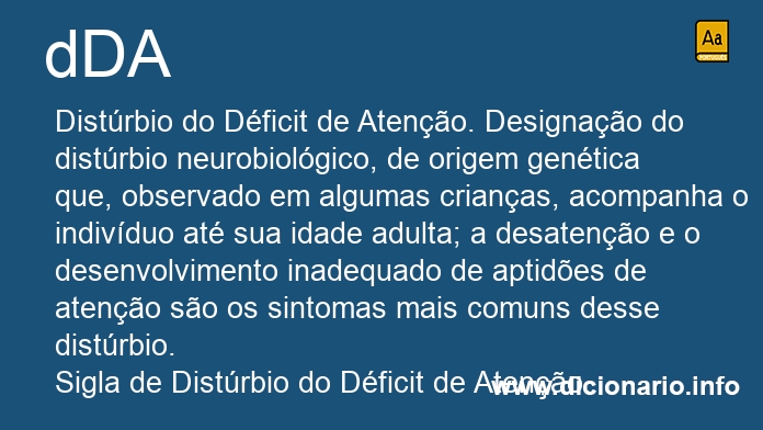 Significado de DDA